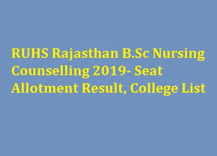 RUHS BSC Nursing Counselling 2019