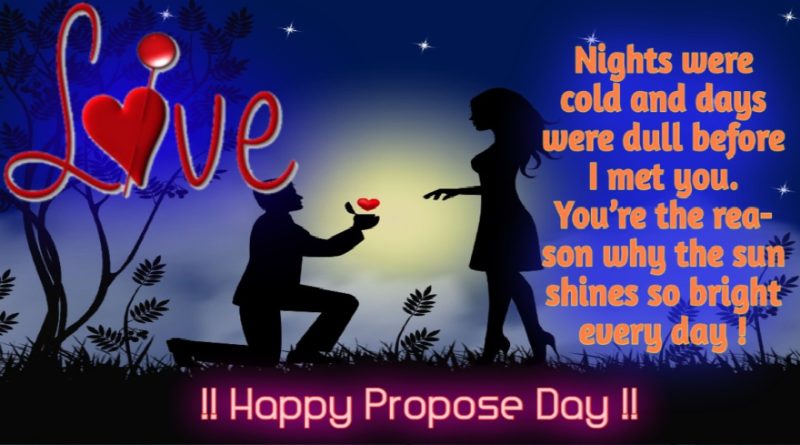 Happy Propose Day 2020 Wishes