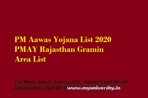 PM Aawas Yojana List 2020 
