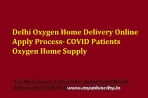 Delhi Oxygen Refilling Home Delivery Online Apply