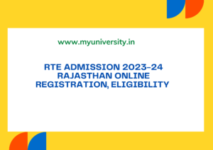 RTE Admission 2023-24 Rajasthan Online Registration, Eligibility, Exam Date, Application Form Last Date at rajpsp.nic.in