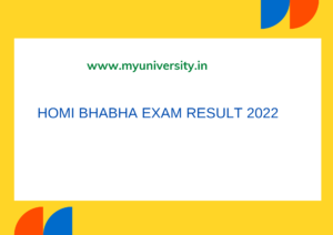 Homi Bhabha Exam Result 2022 msta.in 6th 9th Class Theory Nov Exam Result 
