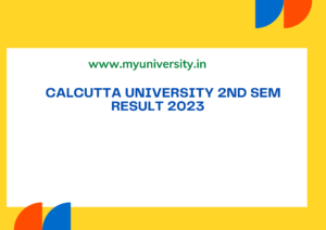 Calcutta University 2nd Sem Result 2023 caluniv.ac.in CU BA BSC BCOM 2nd Sem Result