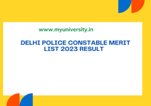 Delhi Police Constable Merit List 2023 Result at ssc.nic.in Sarkari Result