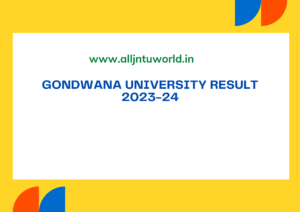 Gondwana University Result 2023-24 Winter Result UG PG Exam gug.digitaluniversity.ac