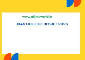 JBAS College Result 2023 coe.jbscollege.edu.in UG PG End Semester Nov Dec Result