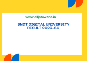 SNDT Digital University Result 2023-24 sndt.digitaluniversity.ac Nov Dec Result